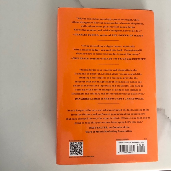 New york times bestseller book Contagious - Picture 2 of 2